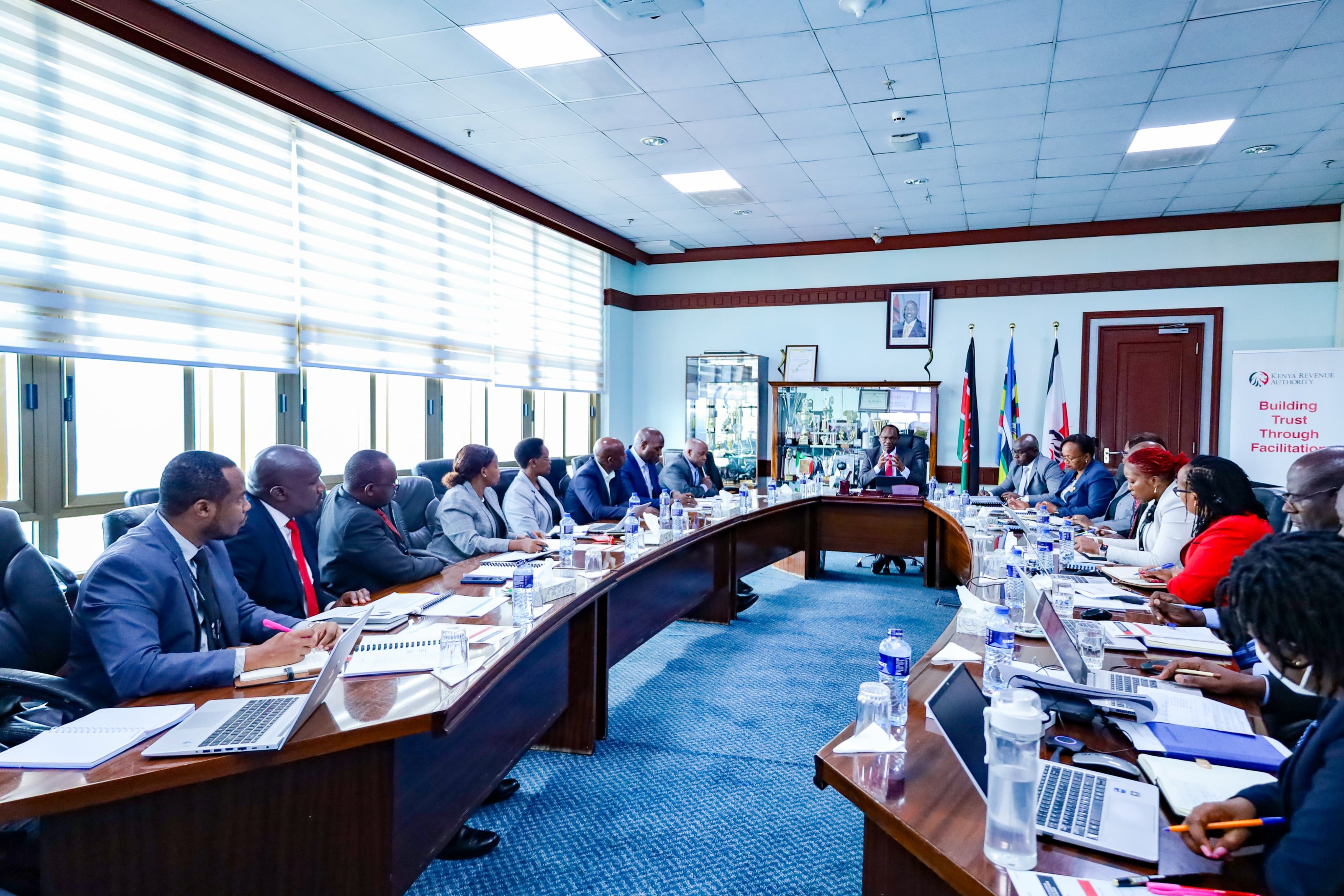 Government officials in meeting